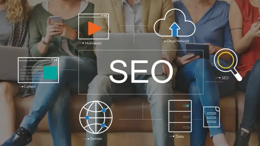 Big Data Domain Web Page SEO Concept