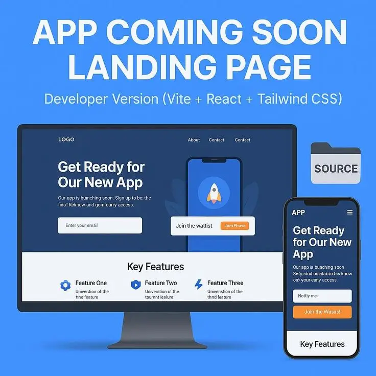 App Coming Soon Landing Page - Jummp Marketing